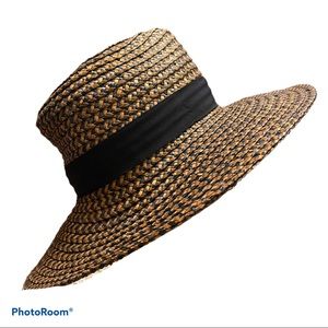 Brixton | Black & brown Straw Hat
